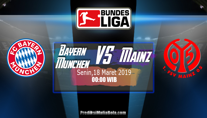 Prediksi Bayern Munchen vs Mainz 18 Maret 2019